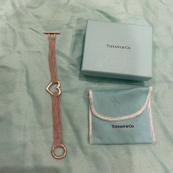 Tiffany & Co. Heart Toggle Multi Chain Bracelet - Picture 1 of 4
